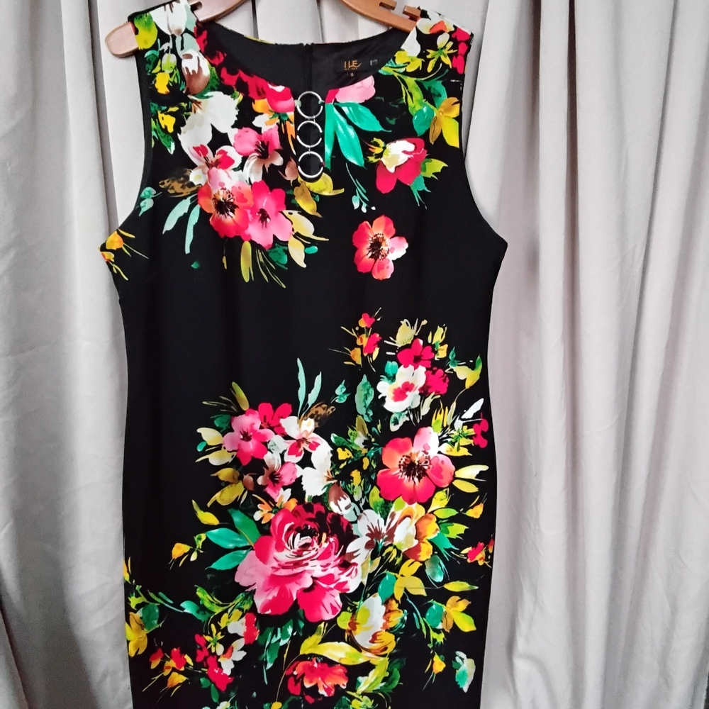 1 Le Floral Sleeveless Dress